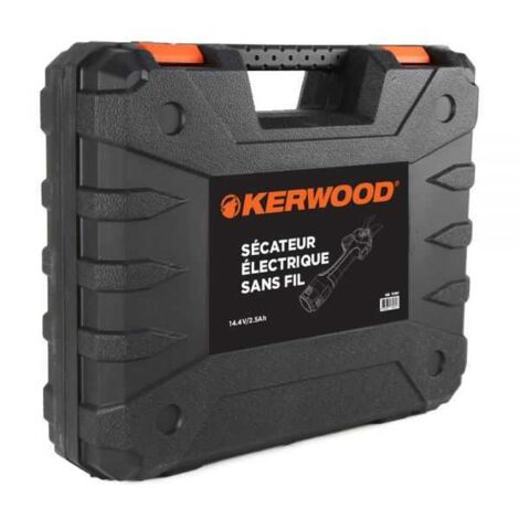 Mallette en plastique pour sécateur électrique sans fil Kerwood (1/2)