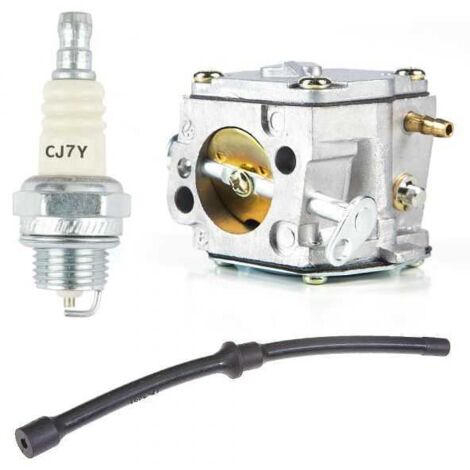 Bougie + carburateur + durite essence pour Husqvarna 61 (1/4)