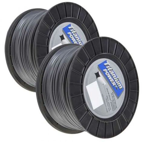 Fil Titanium 3,5 mm x 97 m Carré Bi-matière Bobine par 2 (1/5)