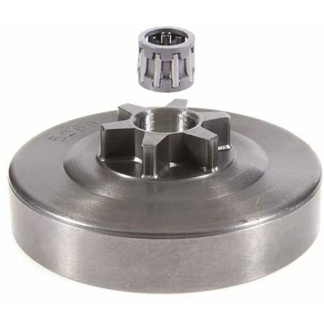 Pignon pour tronçonneuse Mc Culloch 3/8"LP. 6 dents. Hauteur cloche 15 mm (1/5)