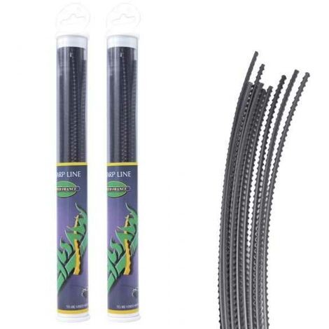 2 tube fil nylon cranté Nylsaw 25 brins 3,5 mm (1/5)