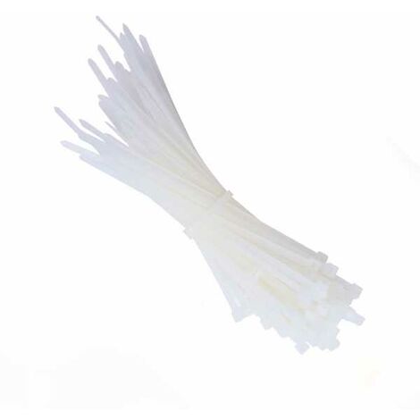 Collier de serrage flexible x100. Plastique autobloquant (1/4)