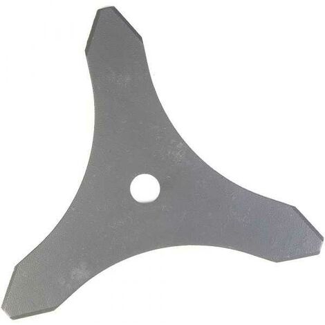 Lame 3 dents débroussailleuse Ø 255 mm Alésage 20 mm Epaisseur 3 mm