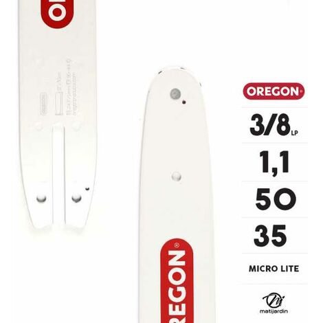 GUIDE CHAINE TRONCONNEUSE OREGON 140SXEA074 - 35CM - PAS 3/8LP - 1.3 MM - 0.50 - 50 MAILLONS - STIHL 3005 000 7409 | Jardi Motoculture GUIDE CHAINE TRONCONNEUSE OREGON 140SXEA074 - 35CM - PAS 3/8LP - 1.3 MM - 0.50 - 50 MAILLONS - STIHL 3005 000 7409 | Jardi Motoculture