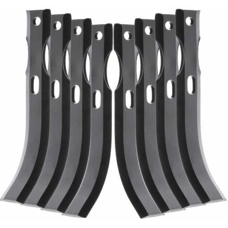 Matijardin – Outils de fraises universels réversibles type bineur 190 mm – Lot de 4 paires – Acier trempé pour durabilité – Compatible débroussailleuses