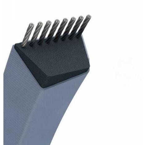 Courroie Lisse Trapézoïdale A83 - Section 13x8mm, Longueur 2160mm - Pour Transmission Industrielle