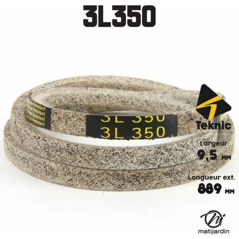 Machermann Courroie Trapézoïdale à 6 Pans N° 132 AA112 - 13 X 2845 Mm