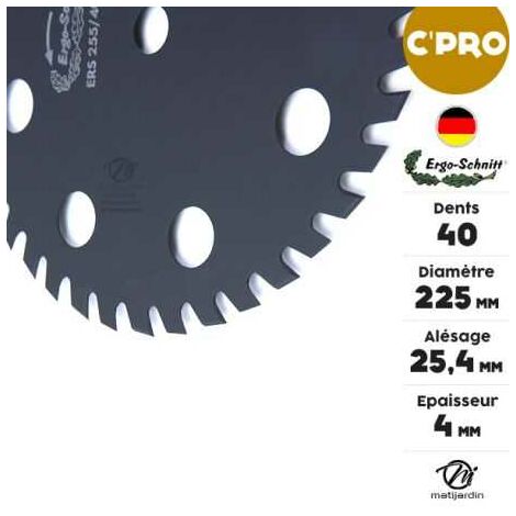 Lame 80 Dents 255mm X 2,0mm Alésage 25,4mm - Coupe Fine Et Précise