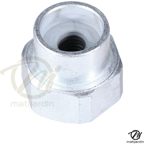 Adaptateur Tête Fil Nylon Vers Bouton Métal Tecomec - M12 X 1,75 Gauche Femelle (Greenstar 4128) - 5