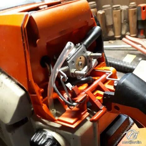Conduites De Ventilation Réservoir Carburant Pour Tronçonneuse Stihl 08 S / 08S | Lot De 2 | Silicone Et Métal - 3