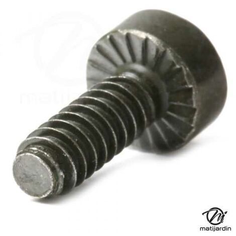 Lot 4 Vis Silencieux M5x16 Mm Cannelées - Compatible Stihl FS240 FS411 MS193T MS194T Etc.