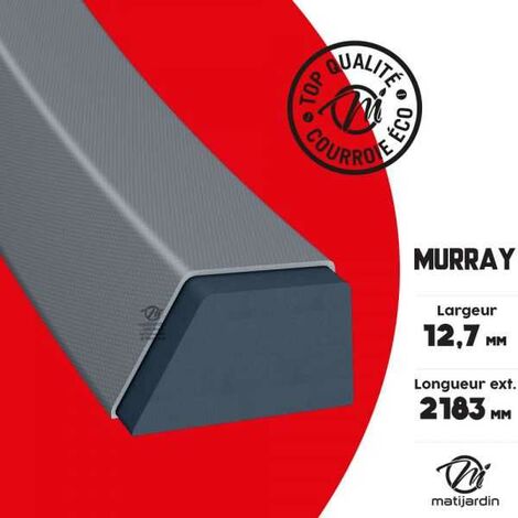 Courroie tondeuse Murray 37 x 62 prix éco 12,7 x 2183 mm (1/2)