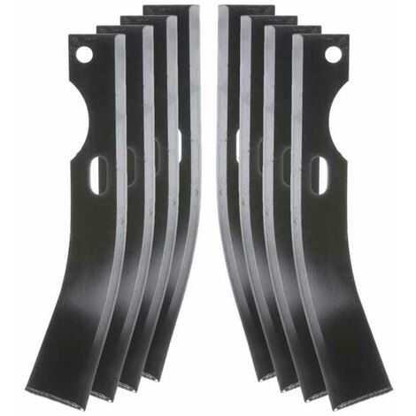 Matijardin – Outils de fraises universels type labour 240 mm – Lot de 4 paires de couteaux – Pour travaux agricoles et jardinage – Performance optimale (1/5)