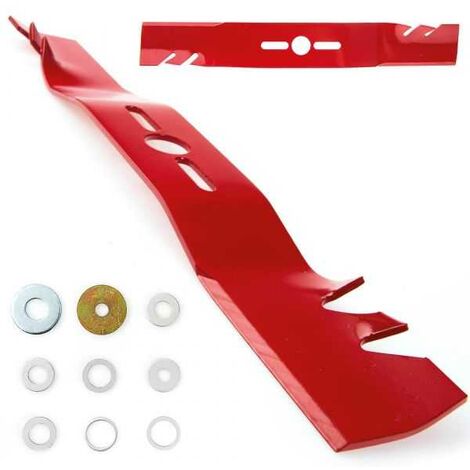 Oregon – Lame de tondeuse galbée 52,7 cm – Mulching efficace pour alésage rond – Précision de montage et équilibre parfait (1/5)
