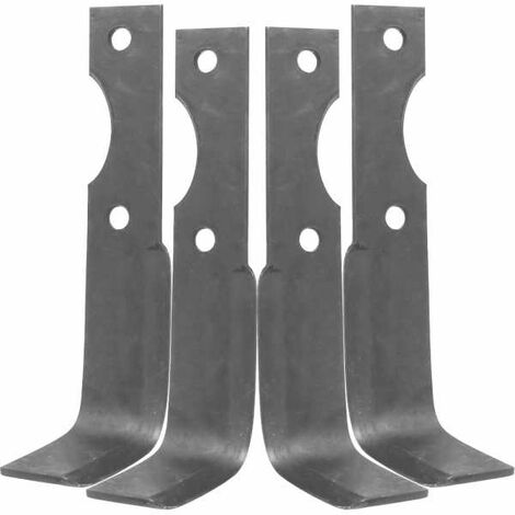 Matijardin – Outils de fraises pour motoculteur Agria – Lot de 2 paires – Longueur 185mm – Alésage 8,5mm – Épaisseur 4mm (1/5)