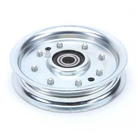 Poulie gorge plate acier avec roulement renforcé. Ø 102 mm. Diamètre rebord 117 mm (1/5)