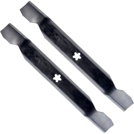Matijardin – Lame tondeuse 46 cm pour AYP Bernard Husqvarna Jonsered Viking – Lot de 2 – Coupe précise pour tondeuses 36 pouces