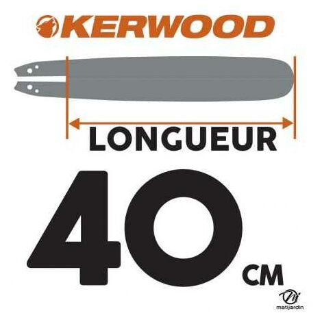 Guide tronçonneuse Kerwood 20cm 1/4 1,1 mm