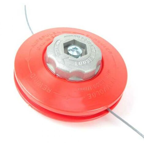 Tête débroussailleuse Tecomec 2 fils Nylon Manuelle F Ø 12x1,50 gauche. (1/5)