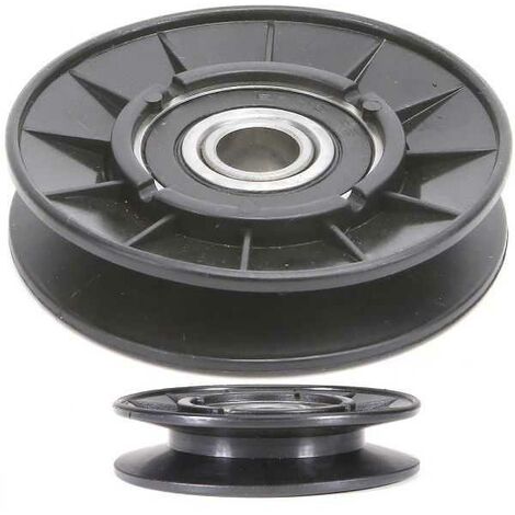 Poulie gorge en V avec roulement renforcée Ø 77 mm Largeur 18 mm (1/5)