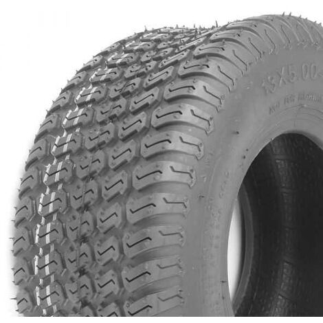 Matijardin – Pneu gazon 13 x 500 x 6 – 4 plis tubeless pour tondeuse – Traction efficace sur espaces verts – Charge max 200 kg (1/2)