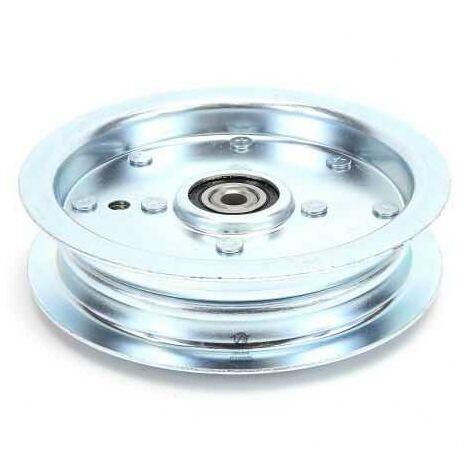 Poulie gorge plate acier avec roulement renforcé. Ø 127 mm. Diamètre rebord 150 mm (1/5)