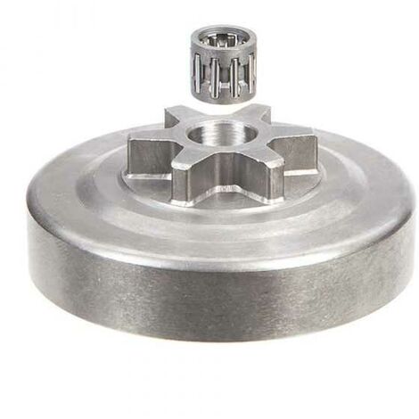 Pignon pour tronçonneuse Echo 3/8" LP. 6 dents. Hauteur cloche 13,6 mm (1/4)