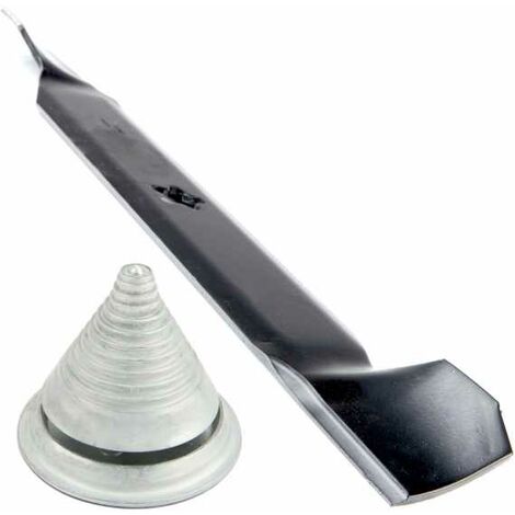 Lame tondeuse pour AYP Bernard Husqvarna Jonsered Viking 46 cm + cône (1/5)