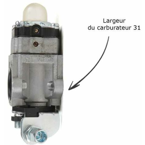 Hippotech Carburateur Complet + Accessoires Pour Mitsubishi CG260, Zenoah G23LH, Débroussailleuse 1E34F 1E36F