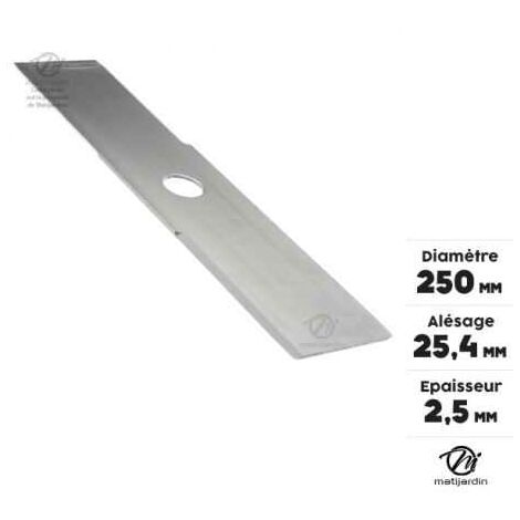 Disque de lame pour débroussailleuse alésage 25,4 mm diamètre 255 mm 270167