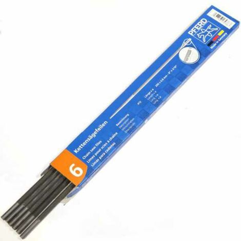 Limes affûtage chaîne tronçonneuse Pferd Ø 4,8 mm L 200 mm Par 6