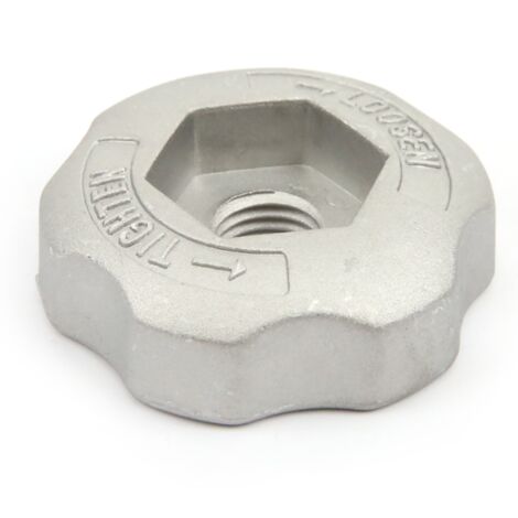 Matijardin – Écrou de serrage pour tête débroussailleuse 2 fils nylon – Aluminium robuste – Fixation sécurisée et durable – Montage rapide (1/5)