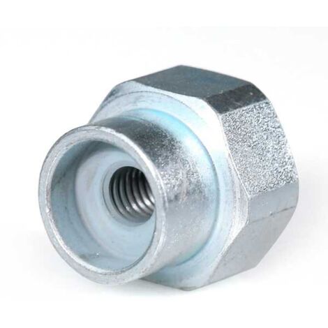 Adaptateur pour tête débroussailleuse Super Pro Tecomec. Femelle. Ø 10x1,25. Pas à gauche
