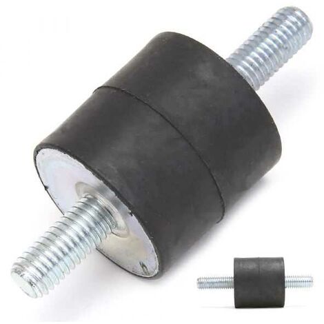 Silent bloc universel 30 x 30 mm Mâle M8 / Mâle M8 (1/4)