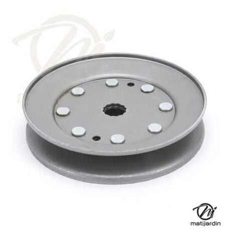 Poulie pour AYP gorge en V. N° 153532. Ø 122 mm. Larg 24,6 mm