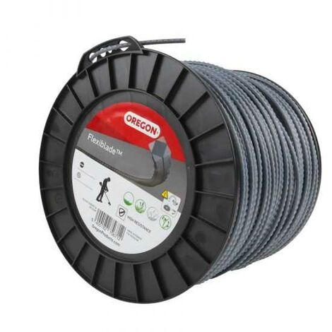 Fil Oregon FlexiBlade 4 mm x 110 m Carré Cranté Bobine