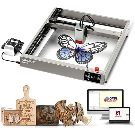 Creality Falcon 2 40W Laser Engraver Strong Cutting CNC Cutter with Air  Assist 25000mm/min Colorful DIY Laser Engraving Machine