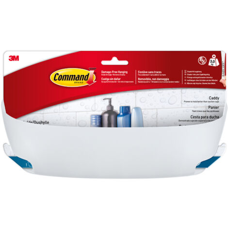Command™ Panier douche Aspect glace (1/3)