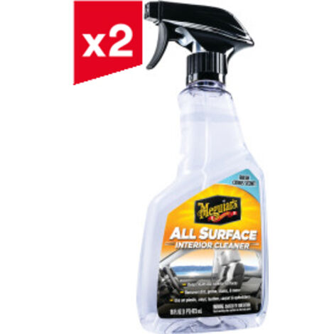 Lot de 2 Meguiar's® Nettoyants Intérieur Multi-Surfaces, bouteille de 16 oz (473 ml)