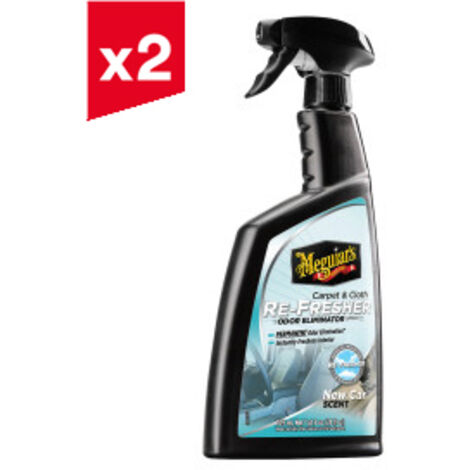 Lot de 2 Meguiar’s® Sprays éliminateur d'odeurs - Senteur véhicule neuf, 24 oz (709 ml) bouteille
