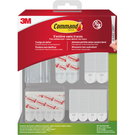 Command™ assortiment de solution de fixation accroche multi‑usage – Sans Outil, Sans Trace
