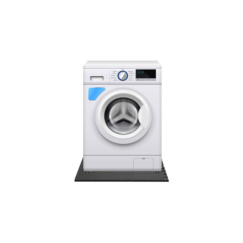  Soporte para lavadora con cancelación de golpes y ruido,  almohadillas de goma antideslizantes para lavadora y secadora y reducción  de ruido (8 unidades) : Electrodomésticos