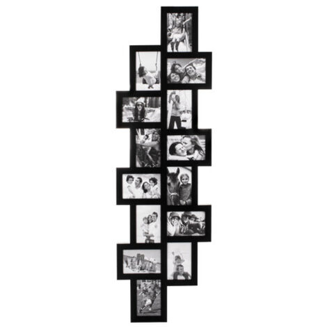 Marco para fotos con 14 fotos, marco múltiple, 10x15, negro. (1/5)