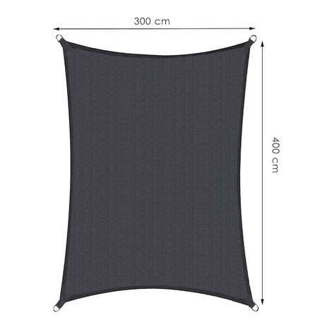 HAIKUS Toldo Vela Triangular 3x3x3 m, Vela de Sombra Triángula HDPE,  Transpirable, Resistente y 95% Protección Rayos UV para Exterior, Jardín,  Terrazas (Grafito): : Jardín