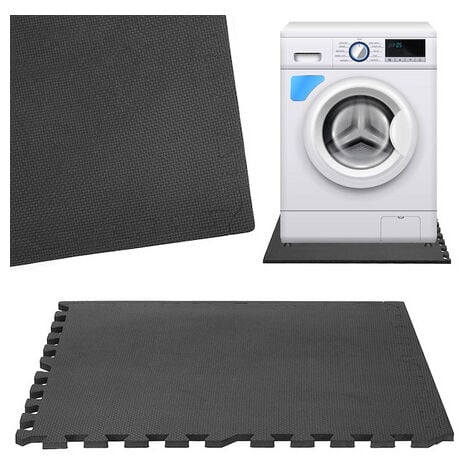  Soporte para lavadora con cancelación de golpes y ruido,  almohadillas de goma antideslizantes para lavadora y secadora y reducción  de ruido (8 unidades) : Electrodomésticos