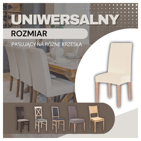 Funda Elástica Universal para Silla Color Beige
