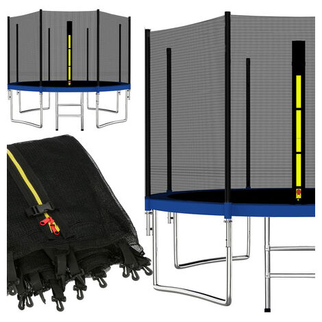 SPRINGOS Red de seguridad interior para cama elástica 180 cm para cama elástica de 6 postes Red de protección contra caídas Red de seguridad para cama elástica Accesorios para cama elástica (1/5)