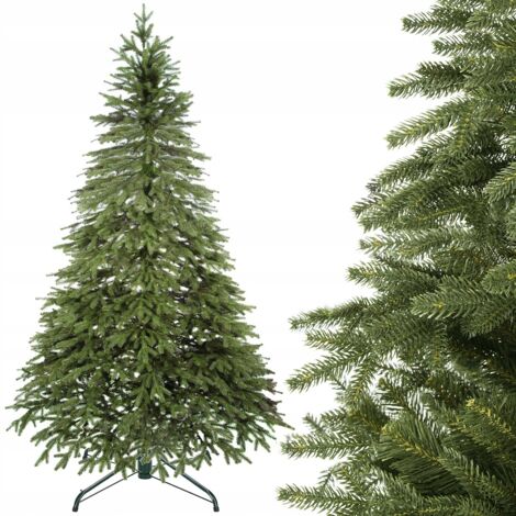 ÁRBOL DE NAVIDAD ARTIFICIAL ABETO CAUCÁSICO 200cm PREMIUM PE DENSO COMO REAL + GRATIS (1/5)