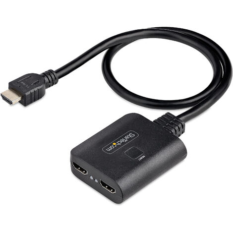 StarTech.com 2-Port HDMI Splitter 4K 60Hz, HDMI 2.0 Video, 4K HDMI ...
