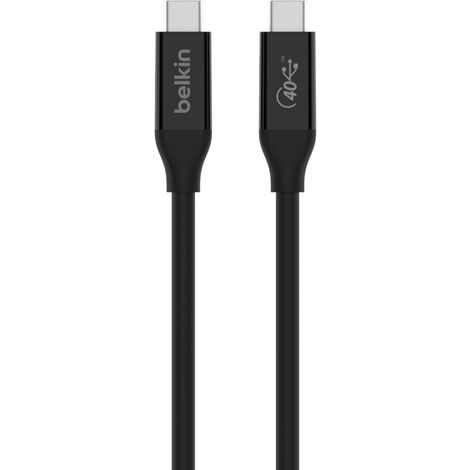 Belkin INZ001bt0.8MBK USB Kabel 0,8 m USB4 Gen 3x2 USB C Schwarz